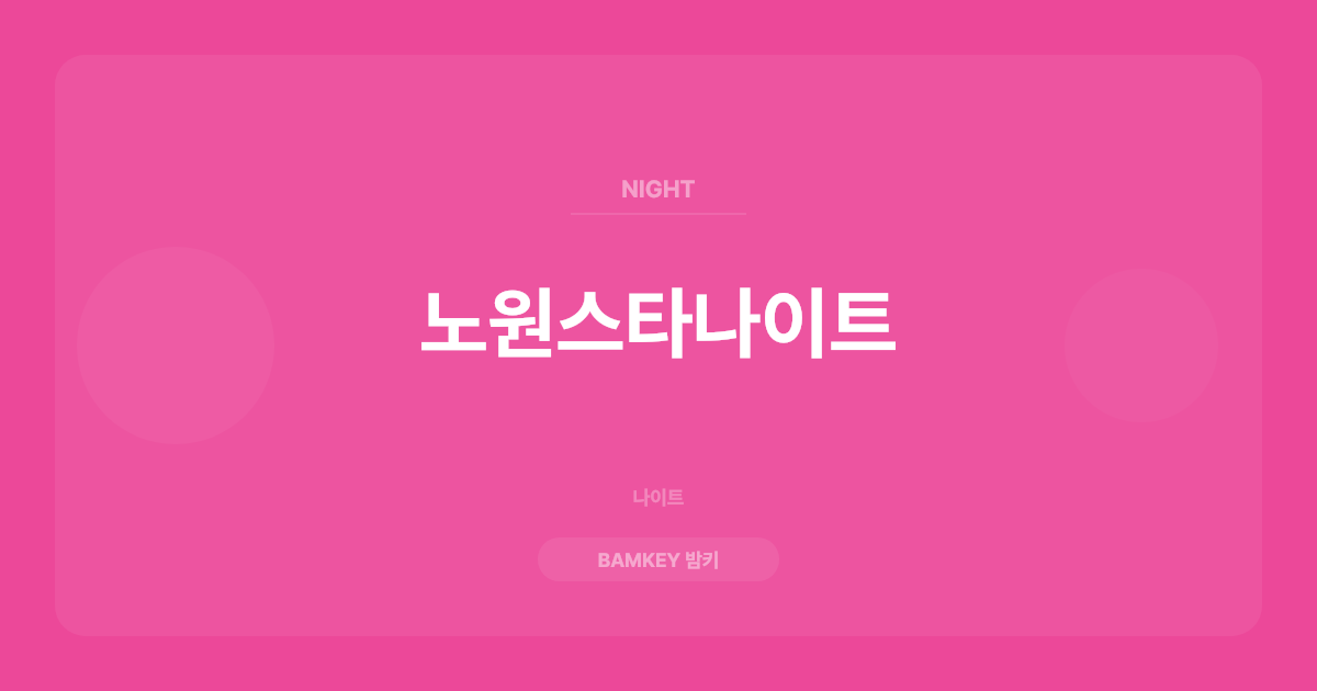 노원스타나이트